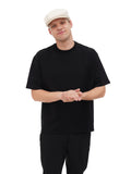 Cotton Newsboy Cap — Lightweight Ivory Summer Flat Cap