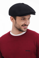 wool baker boy hat