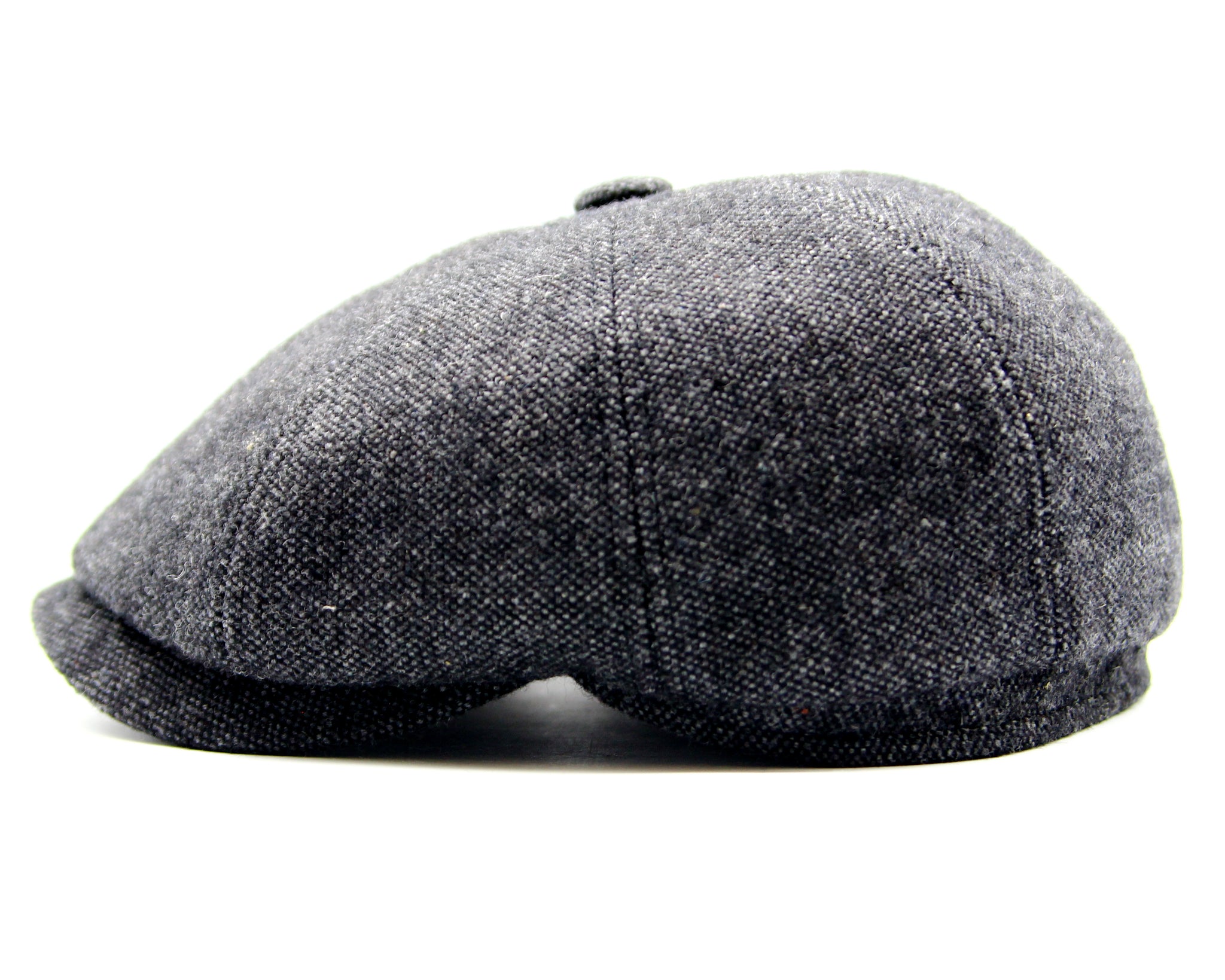 Grey Wool Newsboy Cap - Men's Baker Boy Gatsby Hat – Caps&HatsUA