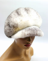 Woman mink cap