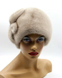 woman fur hat
