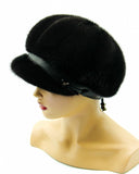 black mink hats for women