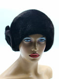 black fur hat womens