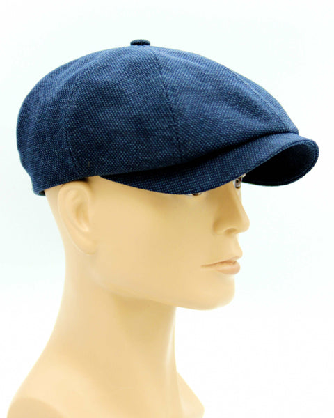 Blue newsboy cap for men | Caps&HatsUA