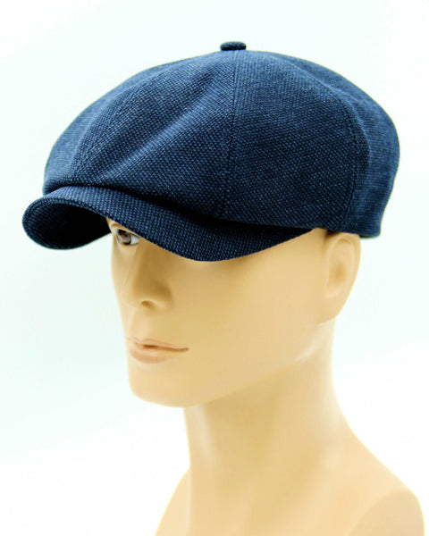 Blue newsboy cap for men | Caps&HatsUA