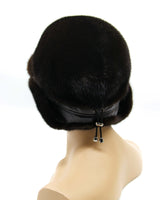 real fur trapper hat