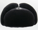 shearling sheepskin hat