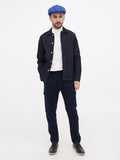 blue-linen-newsboy-cap-full-body-standing-casual