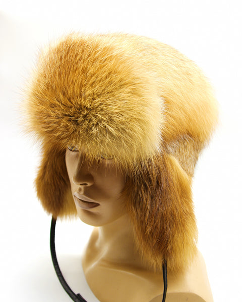 Trapper fur hat - Red fox
