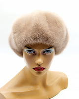 women hat with fur