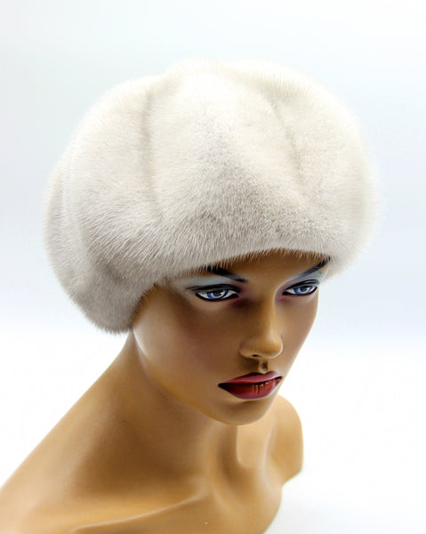 russian silver fur hat