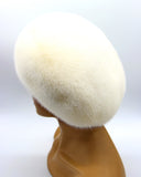 womenwhite fur hat 