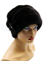 black fur hat womens