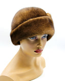 cloche hat with fur