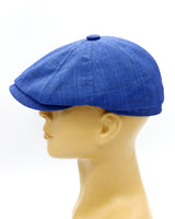newsboy hat blue summer 