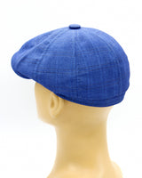 newsboy blue cap