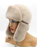 womens winter trapper hat fur