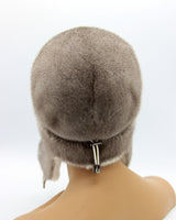 grey fur hat women