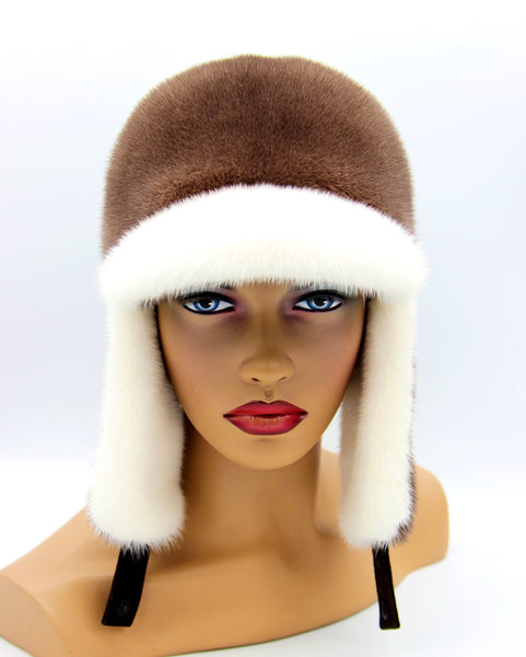 real mink hat