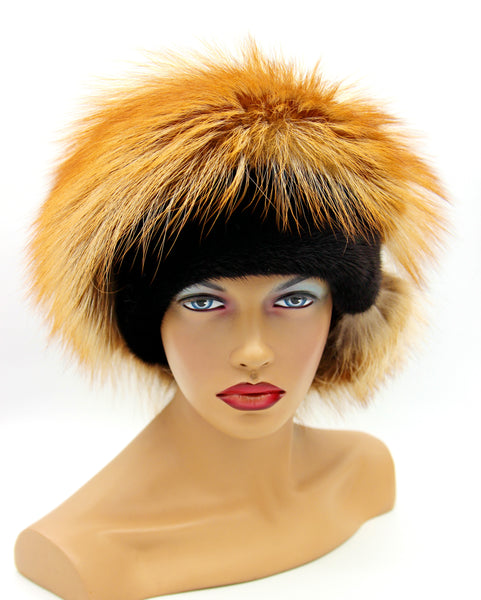 real fox fur hats