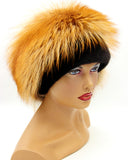 red fox fur hats women