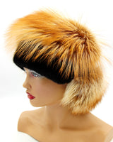 fox fur hat women