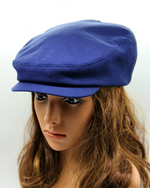 stetson linen cap blue