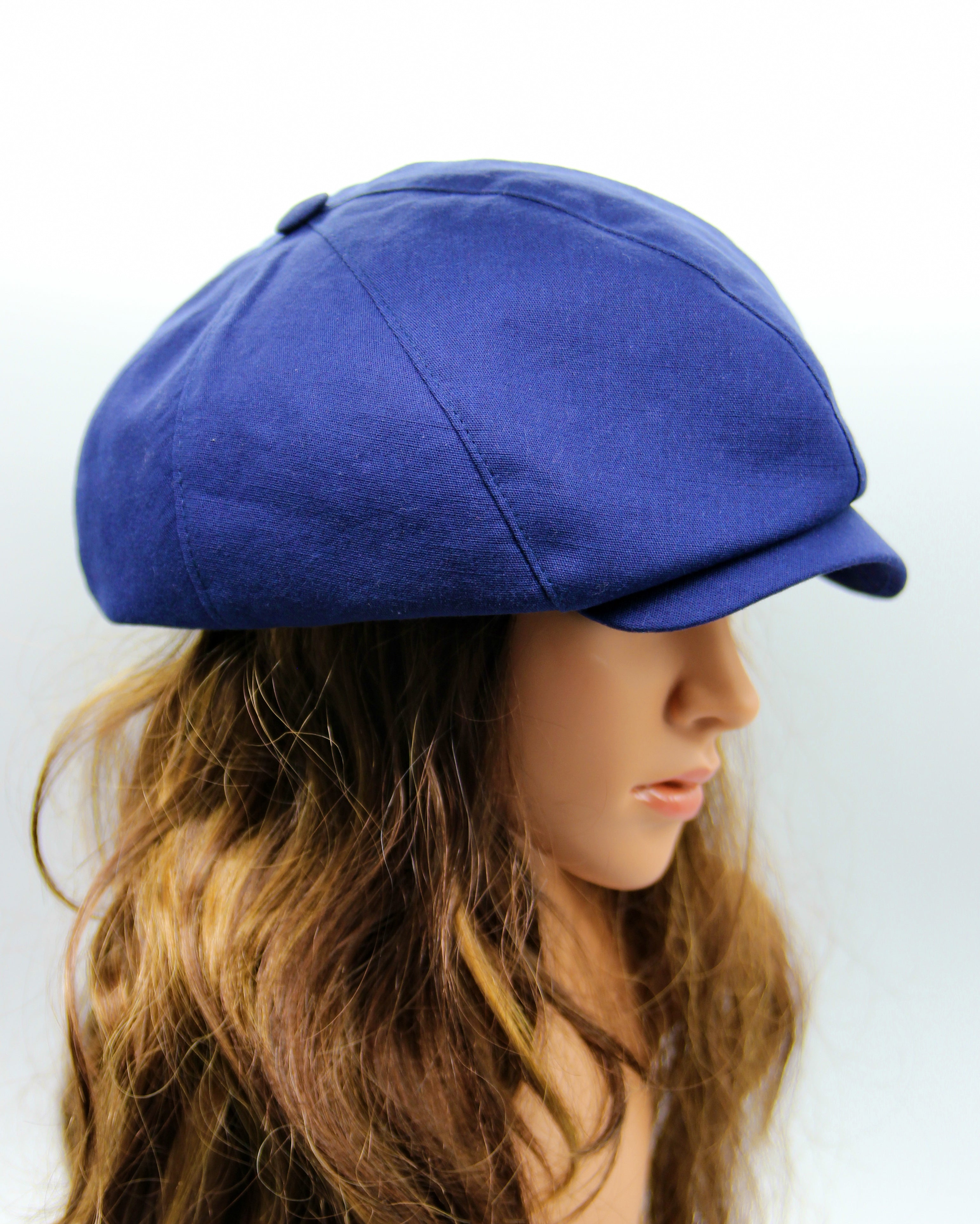 Blue pageboy hat online