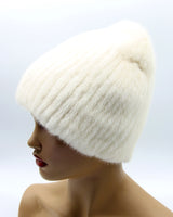 fur knitted hat