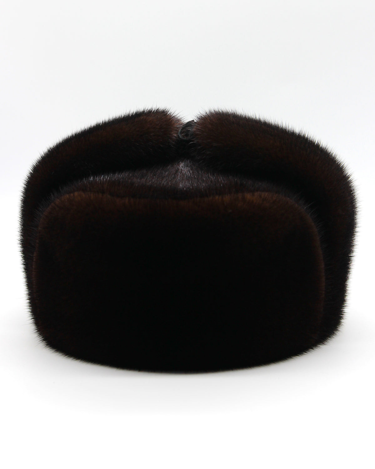 Lunaraine Mink Fur Floppy Hat Luxury Scandinavian Brown Mink Fur Trappers Hat Ushanka  main image 2