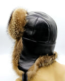 Close-up raccoon fur texture golden brown gradient